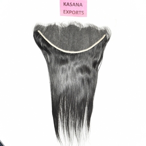 Extensiones de cabello humano natural negro para mujeres, sin procesar, vietnamitas, con frontal HD 13*6, venta al por mayor. - Product Image 2