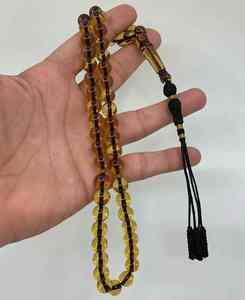 Nuevo Tasbih de Resina Turquesa con 33 Cuentas, Rosario Musulmán con Contador, Tasbih de Piedra Hecho a Mano - Product Image 5