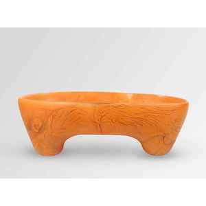Handmade <b>Resin</b> Animal <b>Sculpture</b> Dish Irregular Shape Orange Color Art Collectible Decor soap holder container - Product Image 1