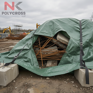 Lona de Poliéster Reforzada de Alta Resistencia con Cuerdas y Ojales Antioxidantes para Uso Industrial y en Exteriores - Product Image 6