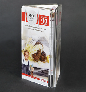 2024 nouvelles meilleures ventes modernes acrylique petit Triangle porte-menu Triangle conception pour les barres - Product Image 6