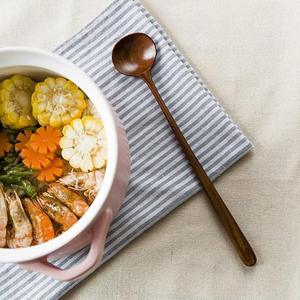 Cuchara de Té de Madera, Cuchara Medidora de Café y Azúcar de Madera Pulida Lisa para Cocina, Cafetería, Suministros de Restaurante - Product Image 3