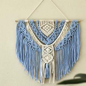 Calcomanía de Pared de Macramé Geométrico Vertical Artístico, Ofrece Decoración Contemporánea para el Hogar, Diseño Moderno y Neutral Precios al por mayor disponibles. - Product Image 6