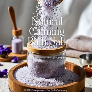 Sal de Baño Natural del Himalaya Mezclada con Aceites de Menta y Eucalipto, Tallada para un Retiro de Spa Refrescante y Relajante - Product Image 2