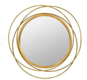 Marcos metálicos llamativos, excelente elección para espejos de pared o de apoyo, increíblemente elaborados por BRUSHSTROKE BLISS - Product Image 3