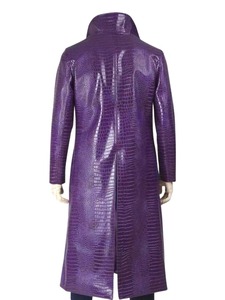 Gabardina de Cuero Morada de Joker Suicide Squad - Product Image 2