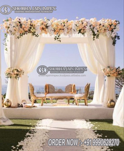 Wedding Fabric Mandap <b>Decor</b> - Product Image 2