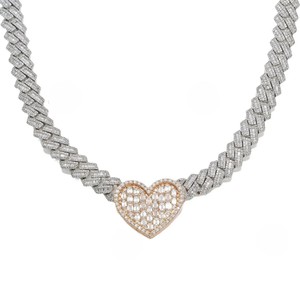 Chaîne cubaine Miami unisexe plaquée or 12 mm 18 pouces en argent sterling 925 certifiée GRA, avec moissanite, vente en gros d'usine - Product Image 1