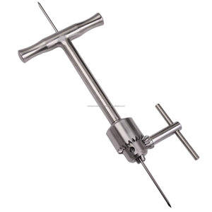 เครื่องมือผ่าตัดกระดูกแบบใช้ด้ามจับไม้ รุ่น WORLD PRECISION SURGICAL Orthopedic Kirschner Wire Driver Universal Hollow Hand Drill Manual - Product Image 3