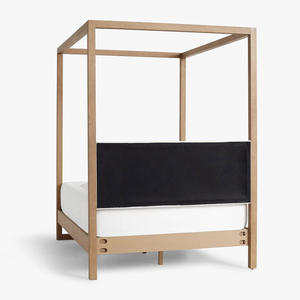Muebles de Dormitorio Modernos de Madera Maciza de Alta Calidad, Cama con Dosel de Madera Tamaño King/Queen - Product Image 2