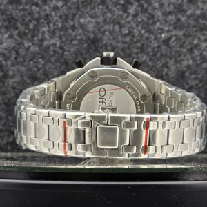 นาฬิกาข้อมือผู้ชายอัตโนมัติ สไตล์ฮิปฮอป สายสแตนเลส ประดับคริสตัลแซฟไฟร์สังเคราะห์สุดหรู พร้อมสายขนาด 16 มม. และหน้าปัดแบบเข็ม - Product Image 5