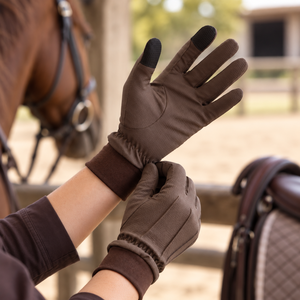 Gants d'hiver pour homme, équestres, épais, coupe-vent, imperméables, compatibles écran tactile, en cuir, chauds, haute qualité, meilleur prix - Product Image 1