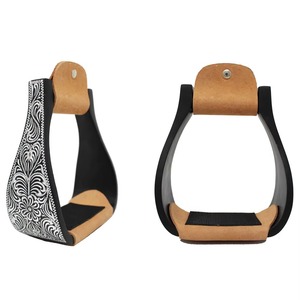 Estribos de equitación personalizados sin contacto con el pie, estribos de seguridad para montar a caballo con herramienta de silla de montar de goma antideslizante de alta calidad - Product Image 1