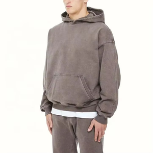 Trajes Deportivos de Invierno para Hombre, de Primera Calidad, Más Vendidos, Casuales, Ecológicos, de Color Sólido, de Poliéster/Algodón, Cómodos, con Capucha, Elásticos en Cuatro Direcciones - Product Image 3