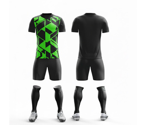 Uniforme de Fútbol Profesional Sublimado – Conjunto Completo de Fútbol |   Tallas para Hombres, Mujeres y Jóvenes |   Ropa Deportiva Ligera de Secado Rápido para Entrenamiento - Product Image 6