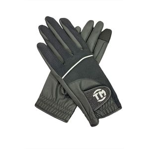 Gants d'équitation unisexes personnalisés pour l'été, pour l'équitation et le saut d'obstacles, avec dos en mesh, paume en cuir synthétique, respirants et antidérapants. - Product Image 1