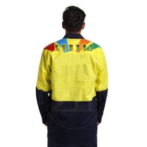 100% Cotton <b>Long</b> Sleeve Men Shirt NFPA2112/CAT2 Flame Resistant FR Shirts FR Welding Fire Retardant Shirts High Visibility - Product Image 6