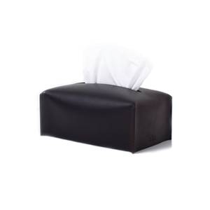 Boîte à mouchoirs en cuir véritable de qualité supérieure, robuste, étui à serviettes, distributeur de papier de luxe pour suite d'hôtel LTBC-0001 - Product Image 1