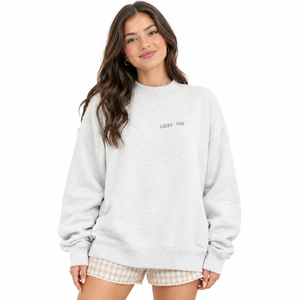 Dilly Dally Sweat-shirt oversize à col montant pour femme, manches longues, épaules tombantes, en polaire douce et confortable, pull décontracté pour l'automne - Product Image 3