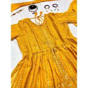 Designer <b>Party</b> <b>Jumpsuit</b> with Top-Bottom and Fancy Dupatta for Special Occasions - Product Image 4