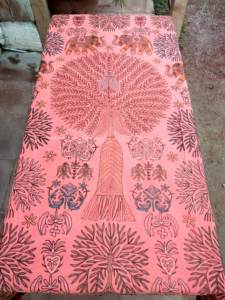 Colchas antiguas hechas a mano y bordadas, de estilo rural indio rajasthani, más vendidas. - Product Image 2