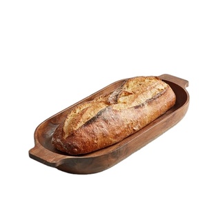 Restaurant de cuisine en bois utilisant des bols de pâte en bois bols de pâte en bois en gros avec poignée - Product Image 1