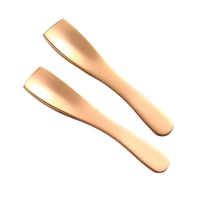 Cuillère en acier inoxydable pour Shilajit avec finition miroir et polissage mat, idéale pour les compléments alimentaires, avec logo personnalisé, parfaite pour les médicaments et les herbes.