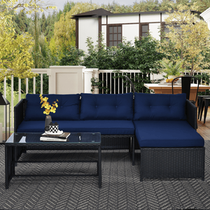Set da Pranzo per Esterni in Ferro e Legno, Arredamento da Giardino per Cortile - Collezione di Mobili da Patio - Product Image 1
