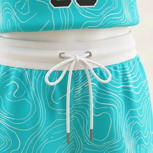 Ensemble d'uniformes de basketball unisexe pour sports d'équipe, maillot sans manches respirant, short à séchage rapide, kit adulte avec bandeau, nom de l'équipe, hiver - Product Image 5