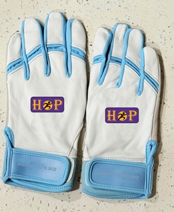 ถุงมือตีเบสบอลแบบข้อมือสั้น  แบบแปะตีนตุ๊กแก  ฝ่ามือเสริมความแข็งแรง  โรงงานผลิตถุงมือตีเบสบอล - Product Image 6