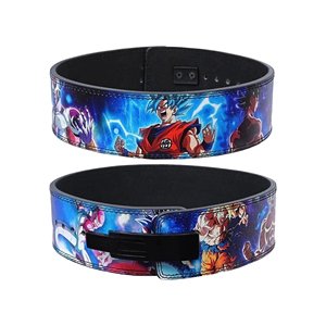 High Quality Heavy Duty Breathable Sublimation Printed Anime Character Gym Lever Belt Buckle Closure Fitness Powerlifting - Product Image 6