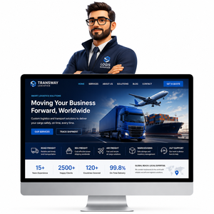 Diseño de Sitios Web para Empresas de Logística y Transporte para Mejorar la Generación de Clientes Potenciales con Sistemas Preparados para IA - Product Image 1