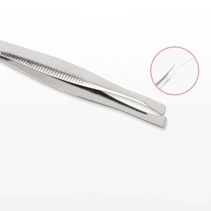 Pinzas para Pestañas de Acero Inoxidable, Punta Recta, Herramienta de Precisión Duradera, Estilo Moderno Ecológico, 9.5 cm, 2 Piezas, Portátiles - Product Image 3