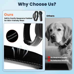 रिमोट कंट्रोल के साथ कुत्ते का झटका कॉलर, कुत्ते प्रशिक्षण कॉलर, बीप कंपन सुरक्षा लॉक के साथ कुत्तों के लिए शॉक कॉलर - Product Image 5