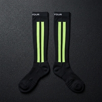 Calcetines de Compresión hasta la Rodilla, Ligeros y Delgados, para Jóvenes, para Correr, Viajar y Entrenar, Transpirables y Sin Costuras