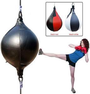 Saco de Boxeo Profesional de Alta Resistencia, Bola de Velocidad de Cuero y Cuero Sintético Ecológico, Altura Ajustable, Entrenamiento de MMA, Personalizable - Product Image 3