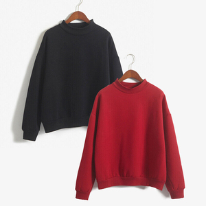 เสื้อสเวตเชิ้ตผู้ชายพิมพ์โลโก้ตามสั่ง เสื้อพูลโอเวอร์แบบเรียบ หนา แฟชั่นสตรีทแวร์ สวมใส่สบาย เหมาะสำหรับชุดลำลองประจำวัน - Product Image 5