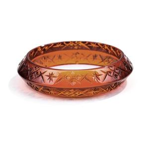 Elegante Juego de Brazaletes de Novia con Diseño de Rayas, Resina Tallada de Calidad, Joyería al por Mayor en Oferta, Estilo Ángel - Product Image 3