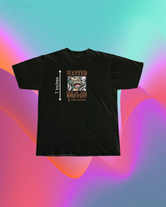 เสื้อยืดปักลายคุณภาพสูง ผ้าคอตตอนถัก ทรงโอเวอร์ไซส์ แขนสั้น คอกลม โลโก้ด้านหน้า สไตล์ฮิปฮอป สำหรับผู้ชาย - Product Image 1