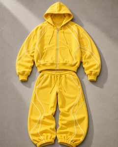Custom Pullover Hoodie Sweatsuit <b>Matching</b> <b>Jogger</b> <b>Set</b> OEM ODM Clothing Factory - Product Image 6