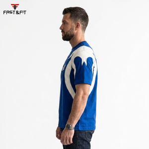 New Arrival 2026 Custom Wholesale Sport Jersey T-shirt Gym Oversized Men's T-shirts 100% Cotton Heavy <b>Weight</b> Screen Print - Product Image 6