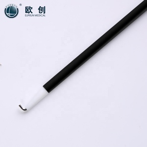 Electrodo de Gancho <span class=keywords><strong>Monopolar</strong></span> Reutilizable Euprun para Laparoscopia, Electrodo de Coagulación de 5 mm y 10 mm, Orificios de Gancho Eléctrico Personalizados - Product Image 2