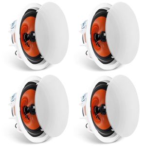 4 Altoparlanti da Incasso a Soffitto da 8 Pollici, Sistema Flush Mount da 100 Watt, Impedenza 8 Ohm, Sensibilità 89dB - Product Image 1