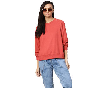 Sweat-shirt pour femme avec logo personnalisé, respirant, 100% coton, haute qualité, vêtements de sport pour femmes - Product Image 1