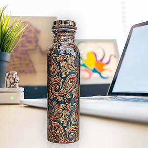 Juego de Jarra de Agua de Cobre Martillado, Jarra de Cobre para Mesita de Noche con Vaso, Juego de Vaso y Jarra de Cobre Puro, Cobre Hecho a Mano - Product Image 2