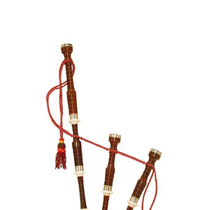 Baguettes écossaises professionnelles avec housse de protection et embouts de finition haut de gamme pour orchestre et performance - Product Image 4