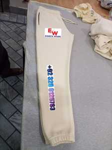 Custom Elegant <b>Men</b> Casual Canvas Knitted Elastic Waist Lounge Wear Relaxed Fit <b>Trousers</b> Soft Knit Anti-Wrinkle Loose Pants - Product Image 6