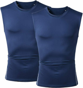 Débardeur de sport respirant et écologique pour homme grande taille, séchage rapide, coupe-vent, idéal pour l'entraînement - Product Image 4