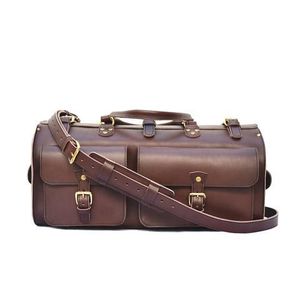 Sac de sport en cuir de qualité supérieure, sac de voyage pour la gym, fournisseur en gros OEM, sac de sport en cuir pour la vente en ligne - Product Image 1