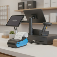 Impresora Térmica Compacta de Recibos/Tickets Sudex JP-M3 de 58 mm, USB-C/203 DPI, Compatible con Códigos de Barras 2D (QR/PDF147)